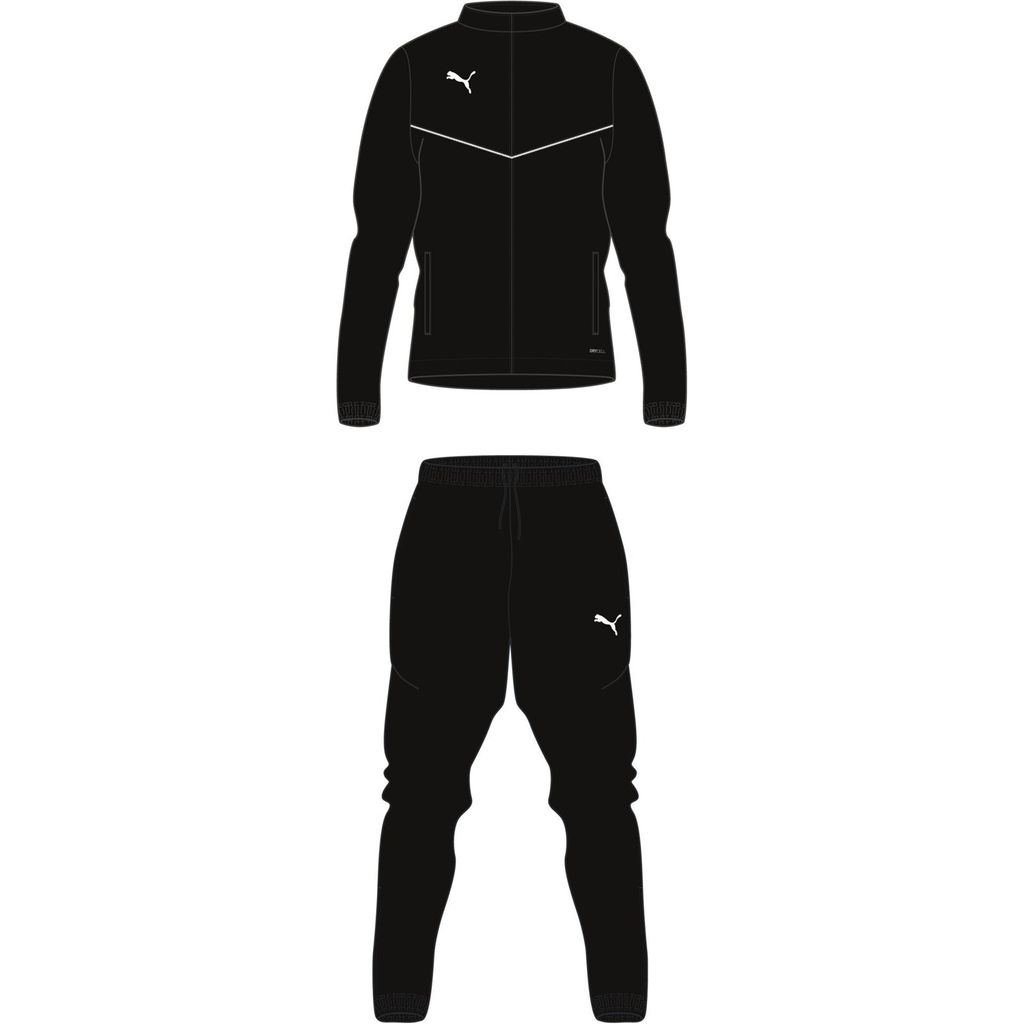 PUMA Loungewear Anzug in Schwarz und Fitnesskleidung Trainingsanzüge und Jogginganzüge Damen Bekleidung Sport- Training 