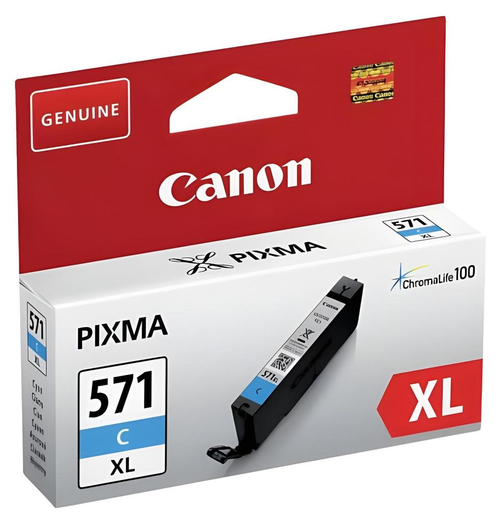 Canon CLI-571XL Cyan XL-Patrone Obrázok produktu 