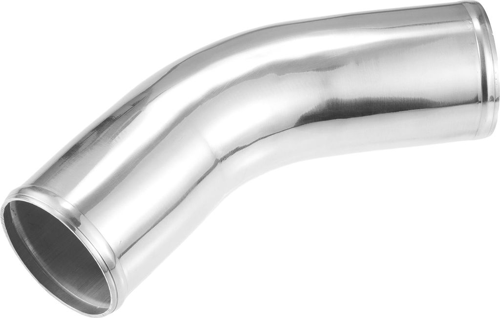 89mm 3,5" OD 4" 100mm Beinlänge Universal Auto Aluminiumlegierung Rohr Ladeluftkühler Rohr 45 Grad Bogen Ansaugrohr Verbindungsrohr - Packung mit 1