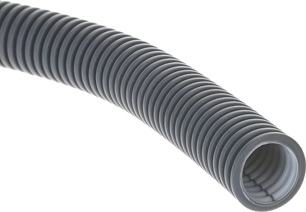 10m Kalitec Elektrowellrohr, grau, 750 N, NW 25, AD 25 mm, ID 18,4 mm I flammwidrig I Innen- & Außenbereich I Erdverlegung I schlag & druckfest I ...
