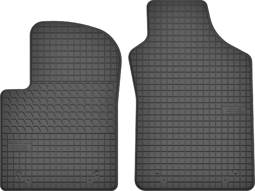 Set Tappetini Anteriori Ford KA II in Gomma Resistente - Su Misura