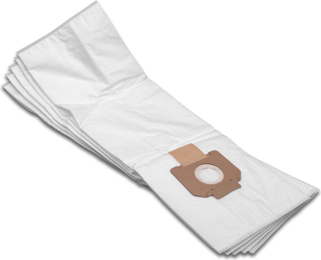 vhbw 5x Staubbeutel kompatibel mit WAP Alto 650-3M, 650-21, 690-31, 651-11, 550-3M, 650-1M, 650-11 Staubsauger - 45cm x 28cm Weiß