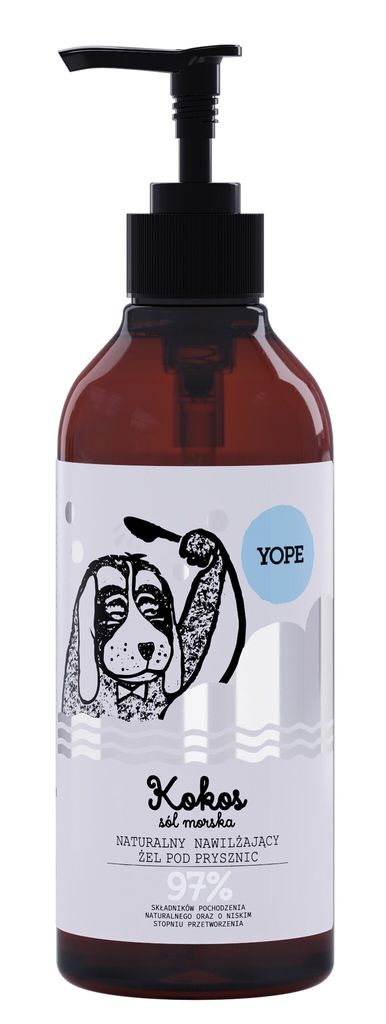YOPE Natürliches Kokosnuss & Meersalz Duschgel 400ml