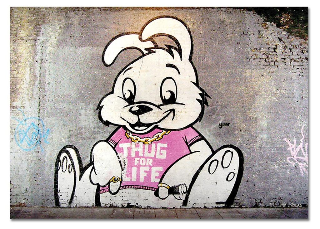 Giallobus - - Banksy - 50L x 35B cm - Bild - Acrylglas