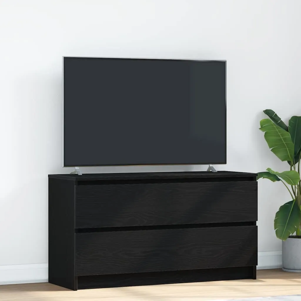 Maison Exclusive - Mobile TV nero 100x35x54 cm Materiale ligneo