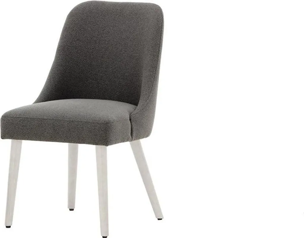 Chaise blanche facile à nettoyer Albion-Metro 90 pour petits espaces