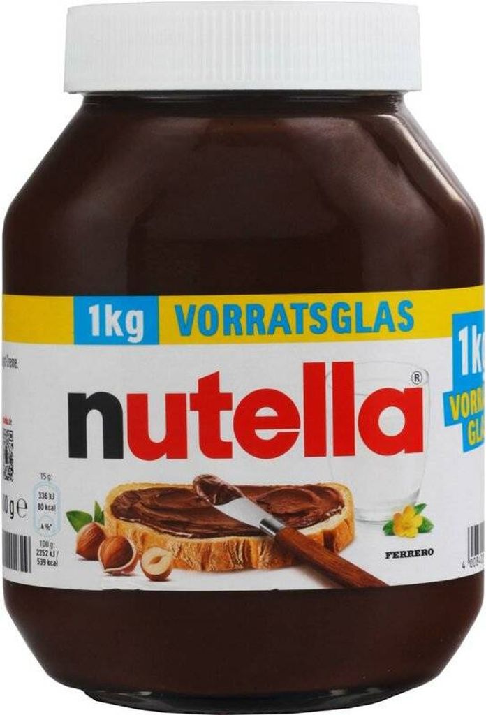 Ferrero Nutella nugátový krém krémovej konzistencie 1000g Obrázok produktu 4