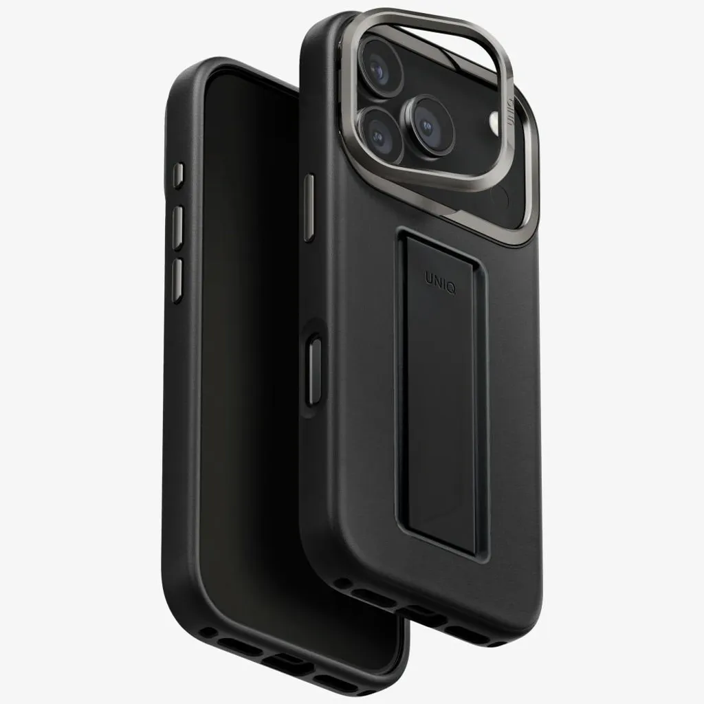 UNIQ Heldro Pro iPhone 17 Pro Coque Magclick Charging Noire de Qualité