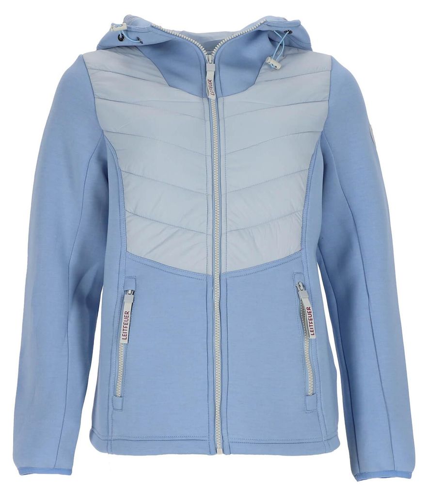 Leitfeuer Damen Hybridjacke mit Kontrast-Steppung - Produktbild 