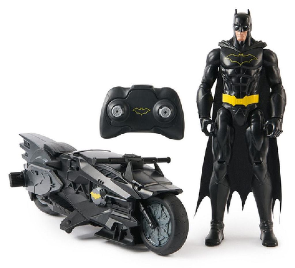 SpinMaster Pack Batcycle Radiocommande + Figurine Batman 30 Image du produit 