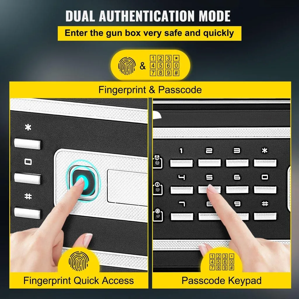 Cassaforte Ignifuga Biometrica - Sicurezza Professionale 1.7 cu.ft - 2
