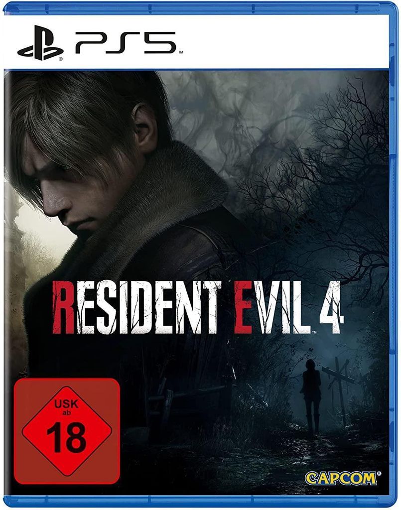 The cover art for the video game Resident Evil 4 Remake for PlayStation 5.