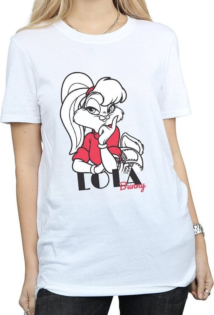 Looney Tunes - "Classic" T-Shirt für Damen BI966 (L) (Weiß)