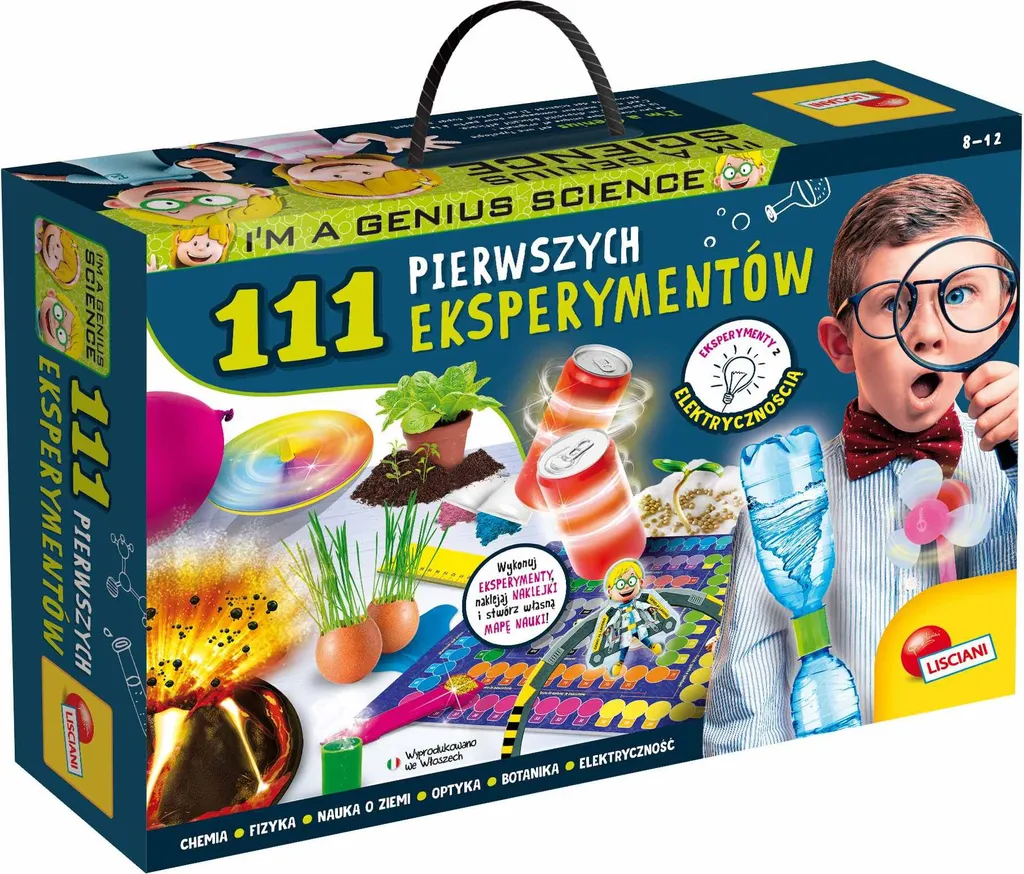 Kit Éducatif Lisciani 111 Expériences : Science et Découverte PL97562