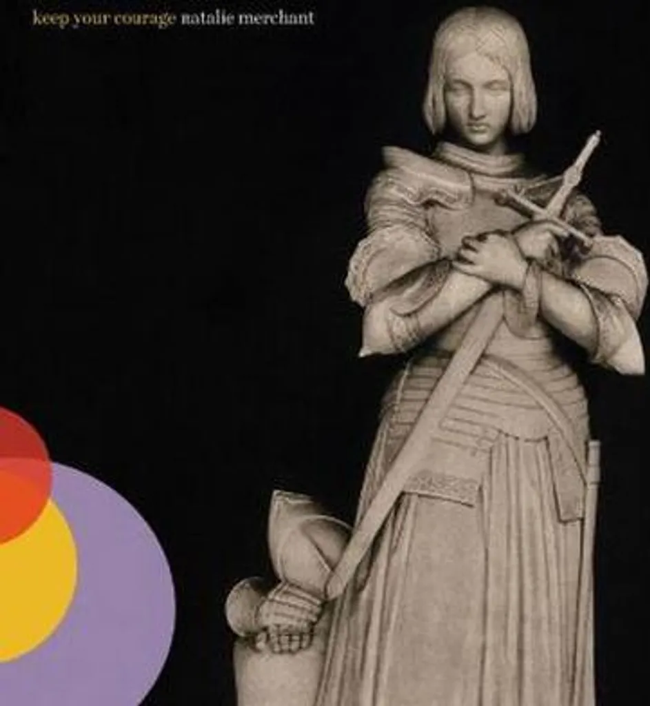 Affiche inspirante Gardez votre courage cadre bois pour décoration