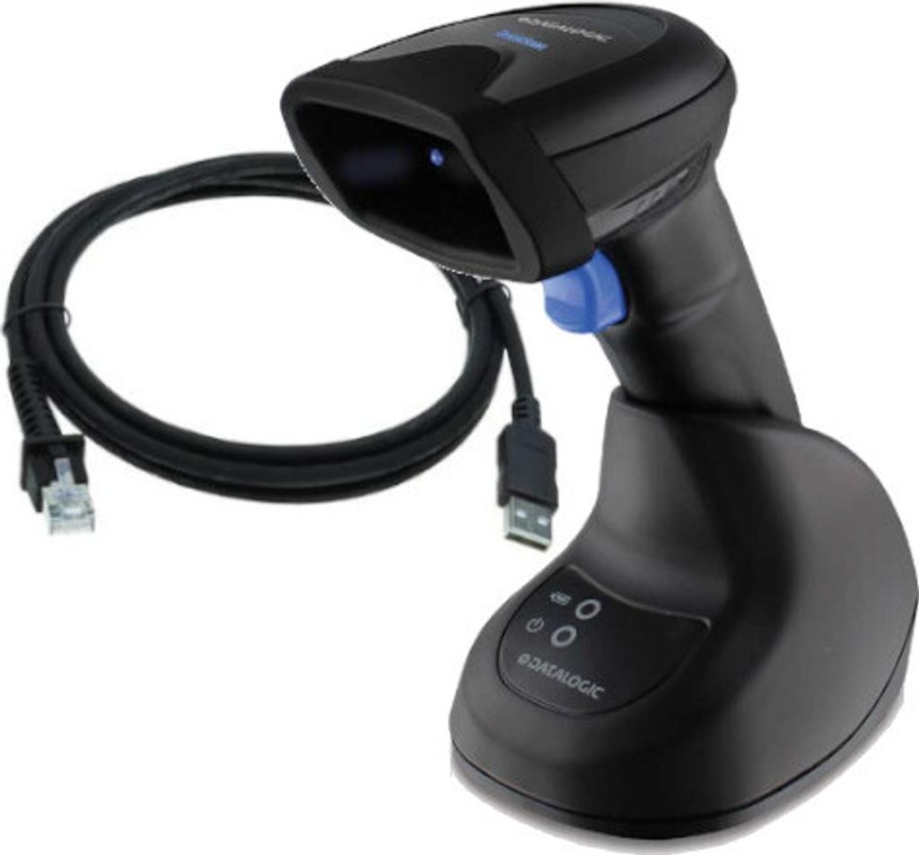 Datalogic QuickScan QBT2500, BT, 2D, Multi-IF, Digimarc, Kit (USB), schwarz