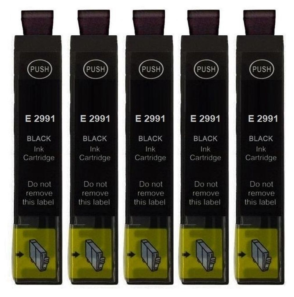 5 cartouches compatibles T2991 - T29XL noir pour Epson Image du produit 