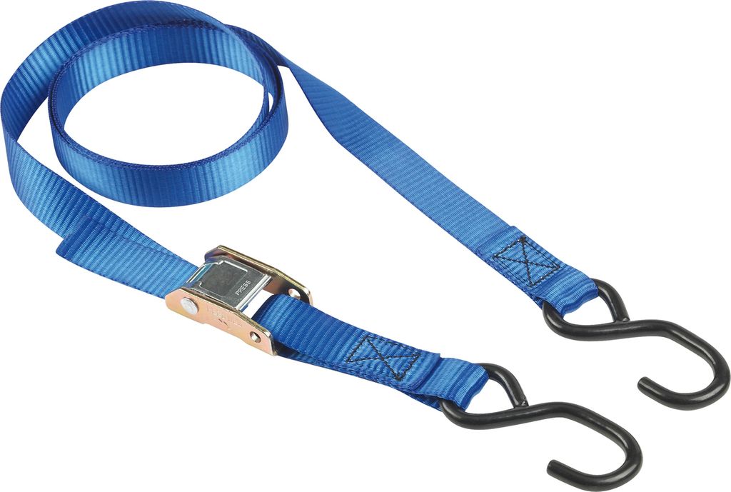 MasterLock 2 Zurrgurte mit S-Haken und Schnalle, 2.5m