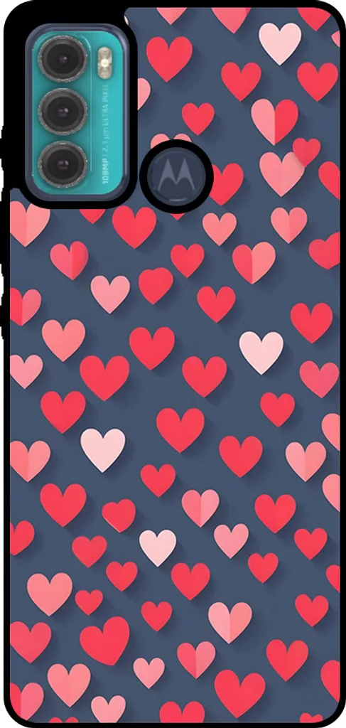 Cover Moto G60 Morbida Cuore Rosa Rosso | Protezione Smartphonica TPU