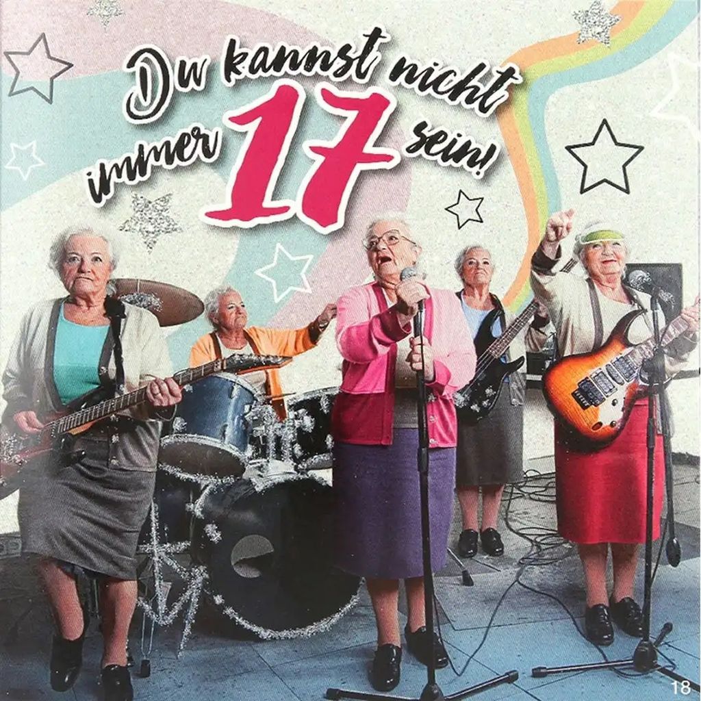 Depesche 11661-018 - Happy birthday card with music, vtipné Obrázok produktu 