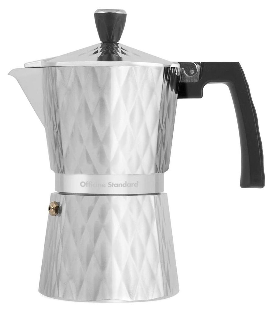 Officine Standard Diamond Aluminium Kaffeemaschine 6 Tassen