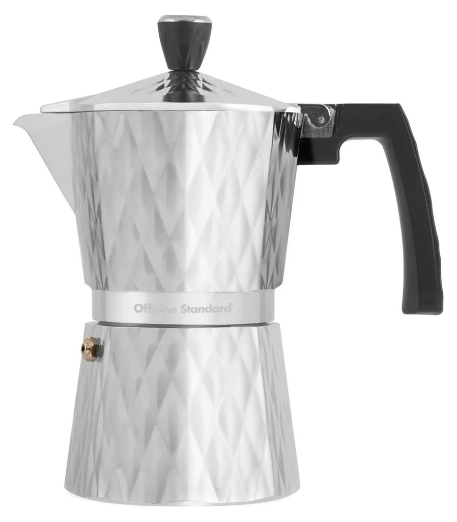 Préparer un espresso traditionnel pour 6 personnes cafetière aluminium