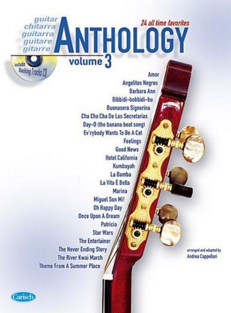 Verschiedene Arr. Cappell: Guitar Anthology Vol3 Guitarcd