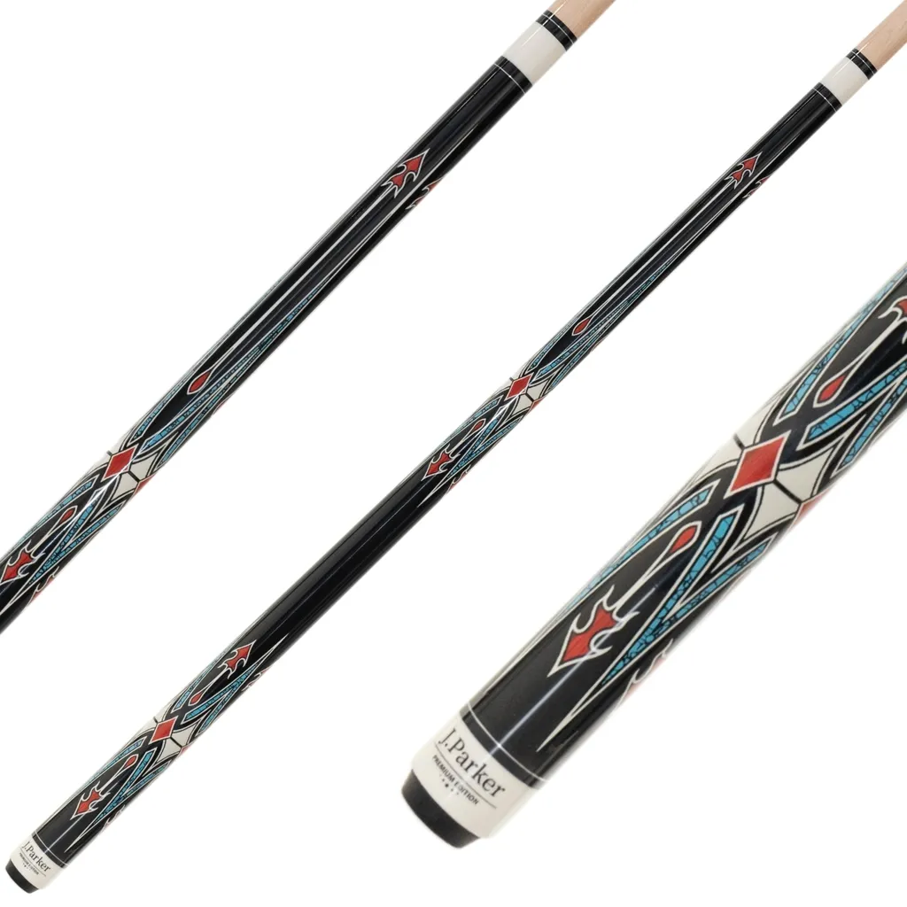 Queue de Billard J.Parker Magic 2 Noir Premium - Grip Confortable