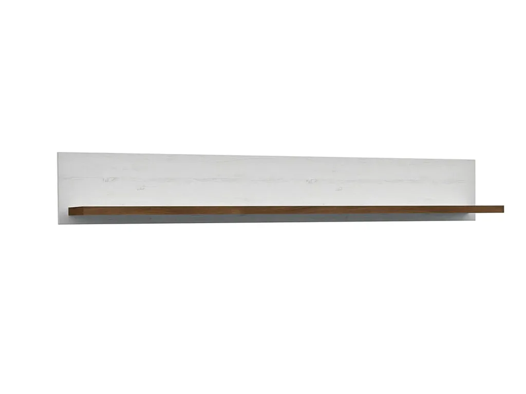 Meuble de rangement 130 cm pour salon et bureau en pin blanc Andersen