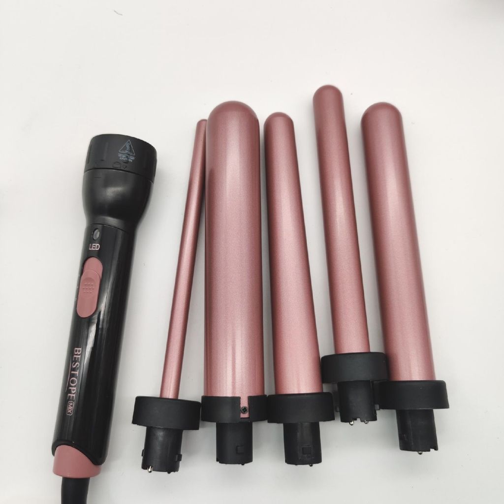 BESTOPE Lockenstab Beauty Styling Haarpflege Set MIX 5 in 1 Produktbild 