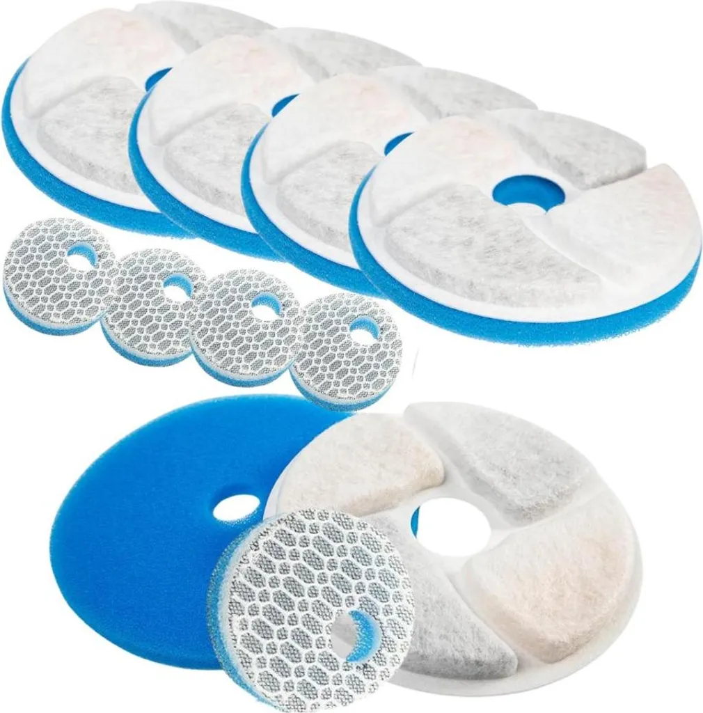 Ricambi Filtri Fontanella Pet 4pz - Stop ai Cattivi Odori nell'Acqua