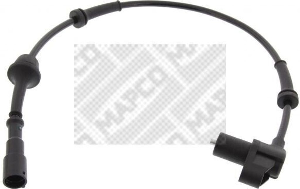 MAPCO ABS Sensor Raddrehzahl Vorne Beidseitig für VW Transporter IV Bus (70B, 70C, 7DB, 7DK, 70J, 70K, 7DC, 7DJ) 86830
