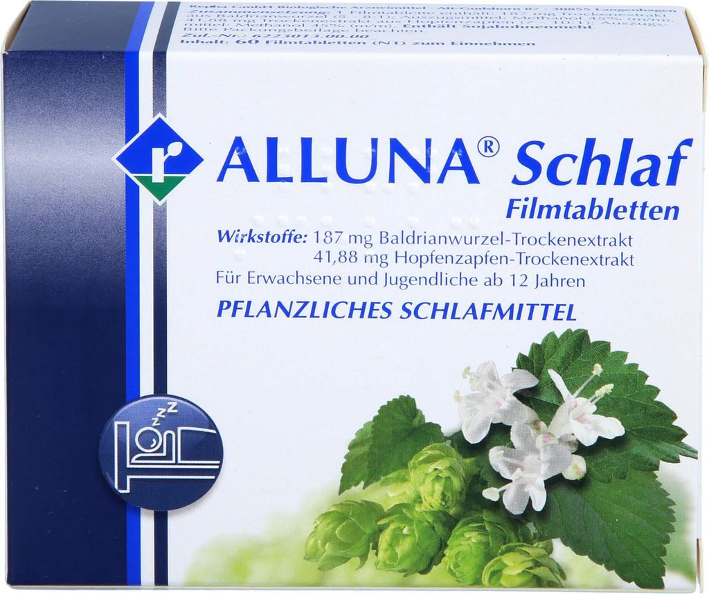 ALLUNA Schlaf Filmtabletten, 60 St. Tabletten Produktbild 