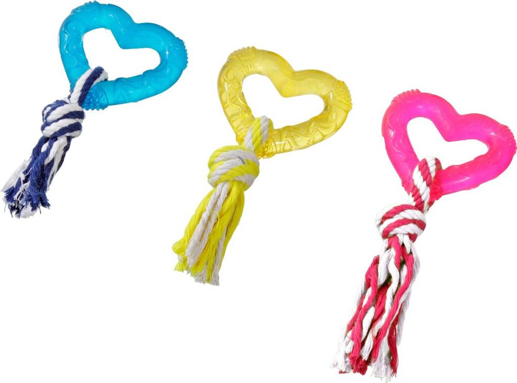 Karlie Flamingo good4fun TPR Herz mit Seil