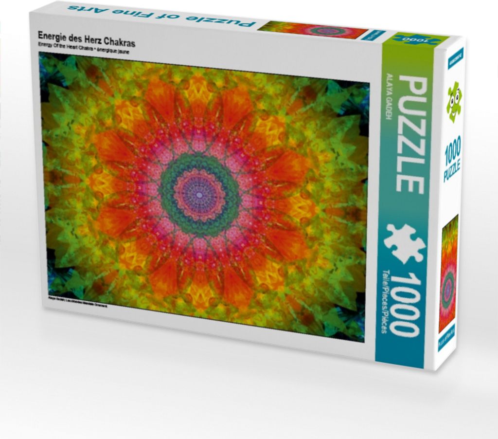 Calvendo Energie des Herz Chakras 1000 Teile Puzzle hoch 480x640mm, GADEH ALAYA; 7369161