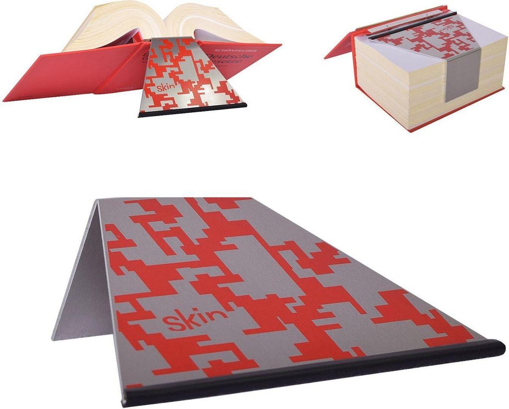 Die ORIGINAL SkinLegis Buchstütze (Aluminium) - TAX - rutschfest/72mm (z.B. für Steuergesetze)