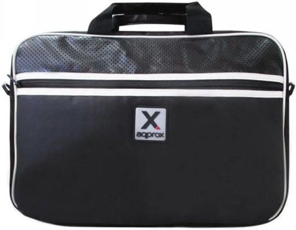 Sacoche pour ordinateur portable 15,6 pouces noir idéale bureau et fac