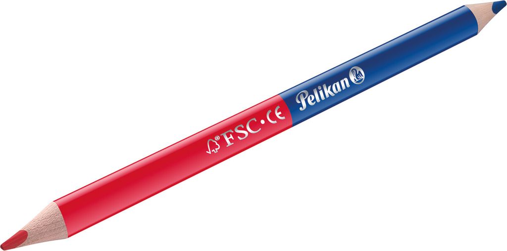 Pelikan Silbentrennstift dick rot / blau