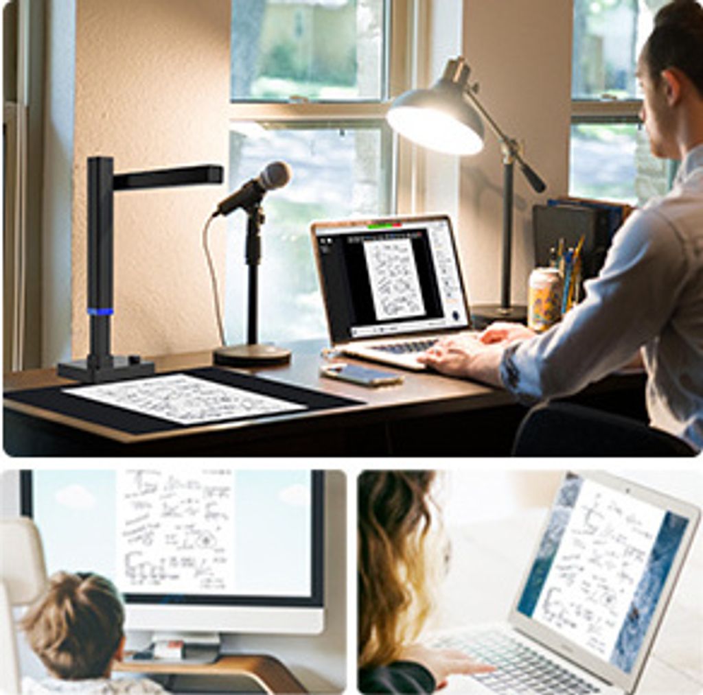 CZUR Shine 800 A3 Pro Document Camera, 90° sklopná výsuvná Obrázok produktu 5