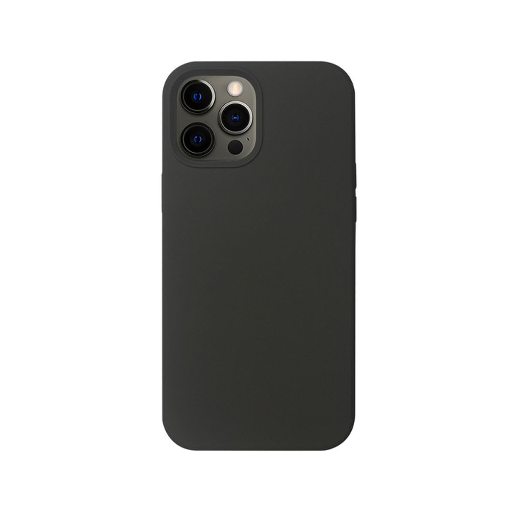 QDOS, Hülle für Apple iPhone 12 / 12 Pro Touch Pure mit Snap MagSafe kompatibel, Schwarz