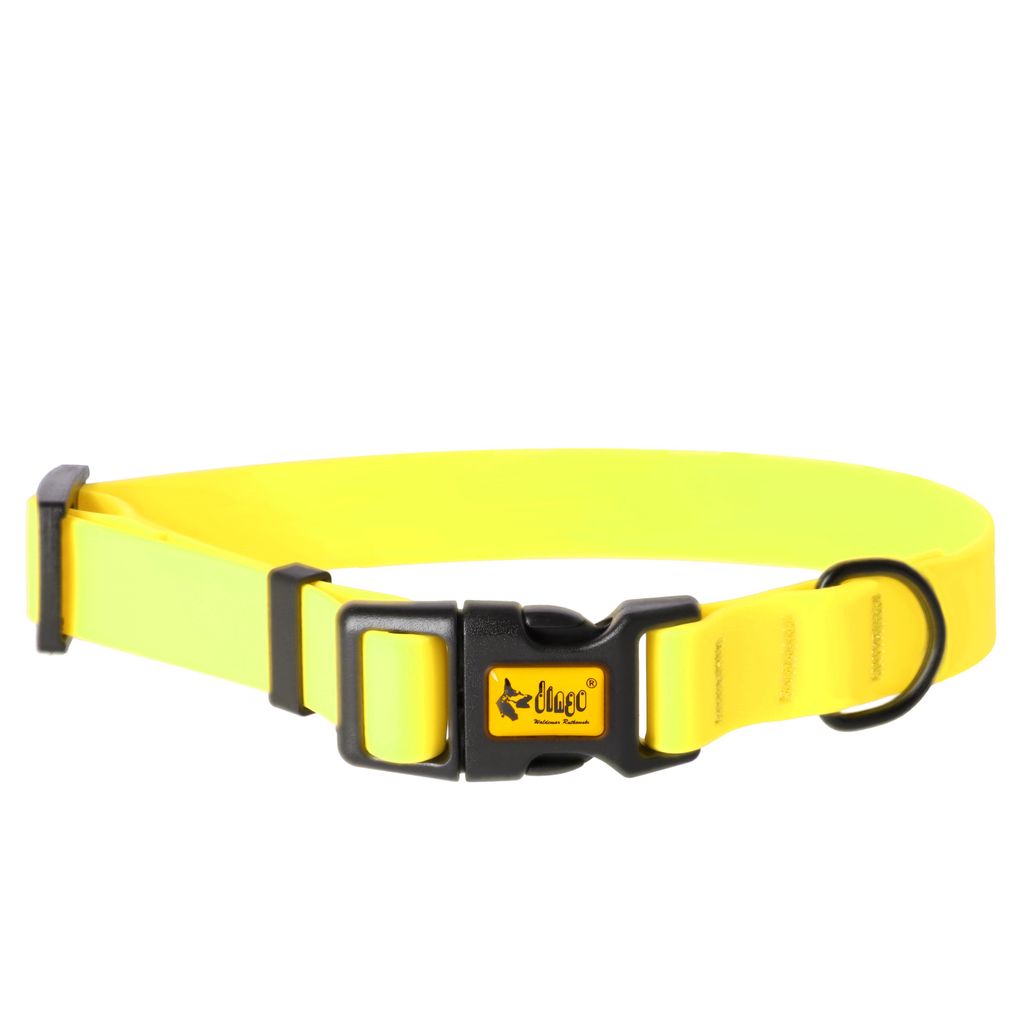 Dingo Halsband "Flex" 2,0 X 45 cm (24-39 cm) Gelb