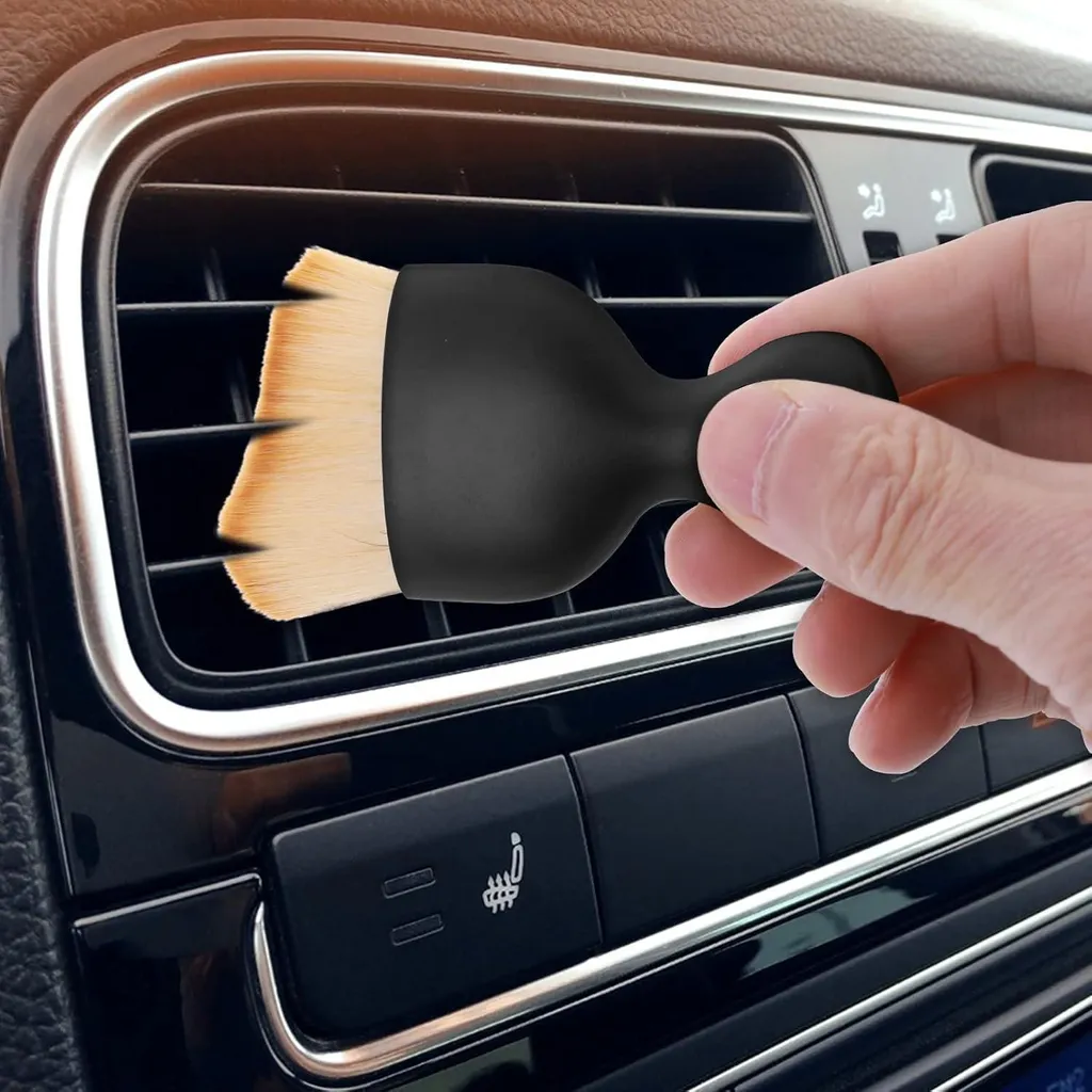 Kit de 2 brosses douces voiture anti-rayures pour buses d'aération