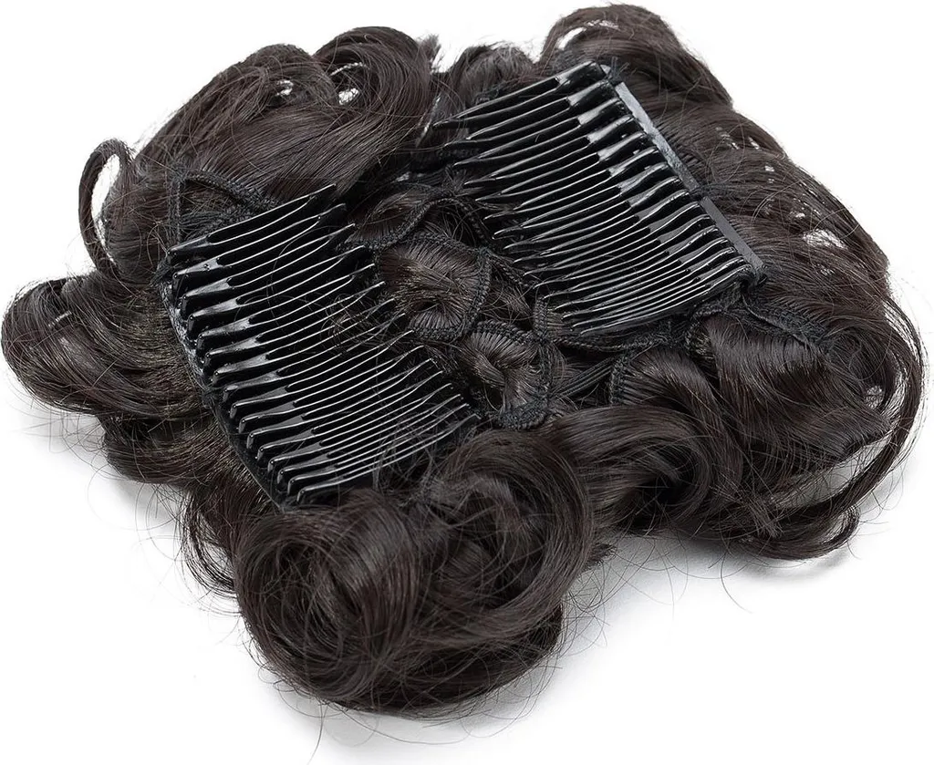 Extensions à clip cheveux naturels fins solution volume brun sable - 3