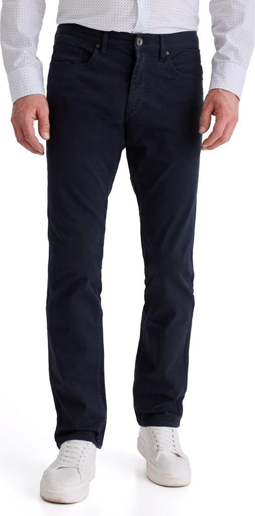 Stooker Men FRISCO TWILL Herren 5-Pocket-Jeans Straight Fit W40 / L30 navy
