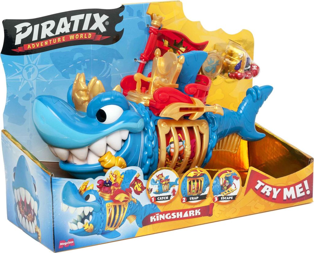 Piratix King Shark Zestaw z figurką pirata i rekinem Zdjęcie produktu 