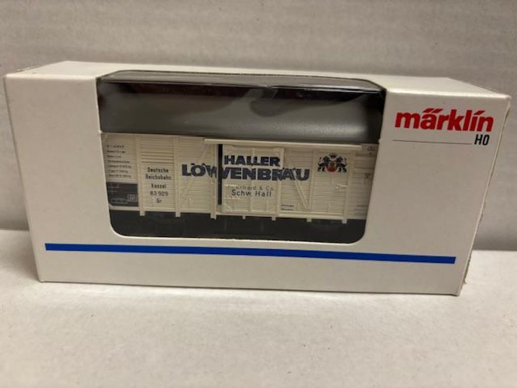 MÄRKLIN H0 Bierwagen Haller Löwenbräu Sch. Hall DRG Kassel 4678