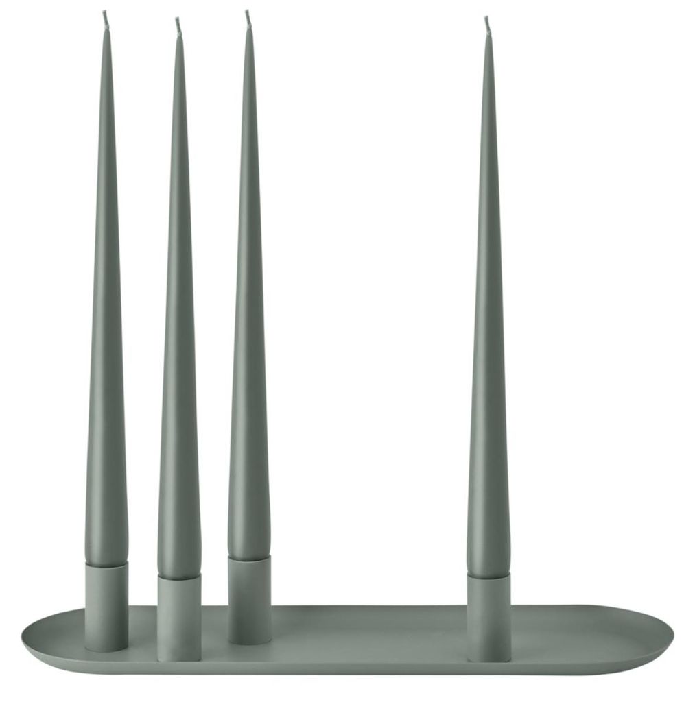 blomus GmbH LOHA Kerzenhalter oval agave green 37cm Produktbild 