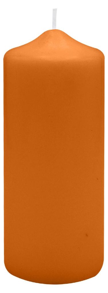 Spitzkopf Stumpen Kerzen Cotto 15 x Ø 7 cm, 6 Stück