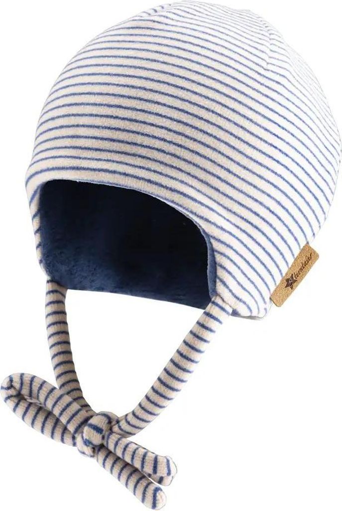 Sterntaler Beanie gestreift, kobaltblau, Gr. 41