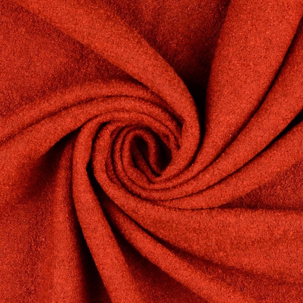 Wool Boucle BEA Viskose Wolle Terra uni, ca. 423 g/m², ca. 0,5 m lang, ca. 1,42-1,44 m breit, , Stoffe Meterware, 60 % Viskose, 40 % Wolle